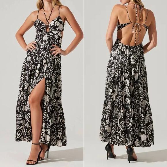 NEW Astr Cassini Floral Dress